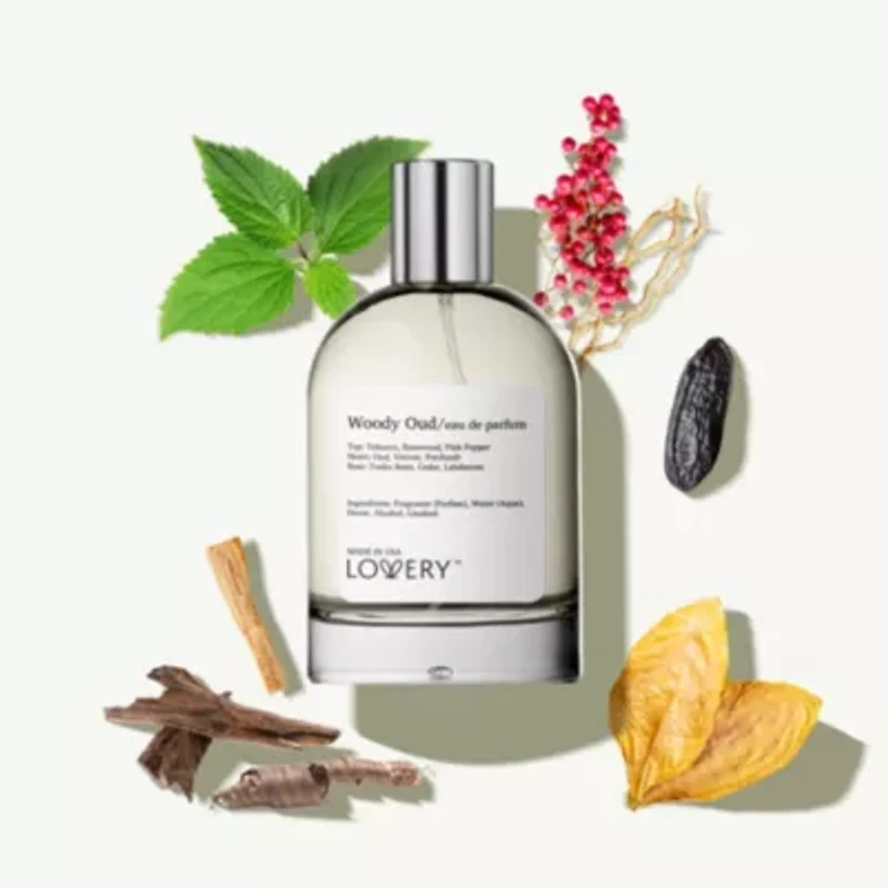Lovery Woody Oud Perfume Inspired by Tom Ford Oud Wood EDP - 3.38fl oz Long Lasting Eau de Parfum - Made in USA