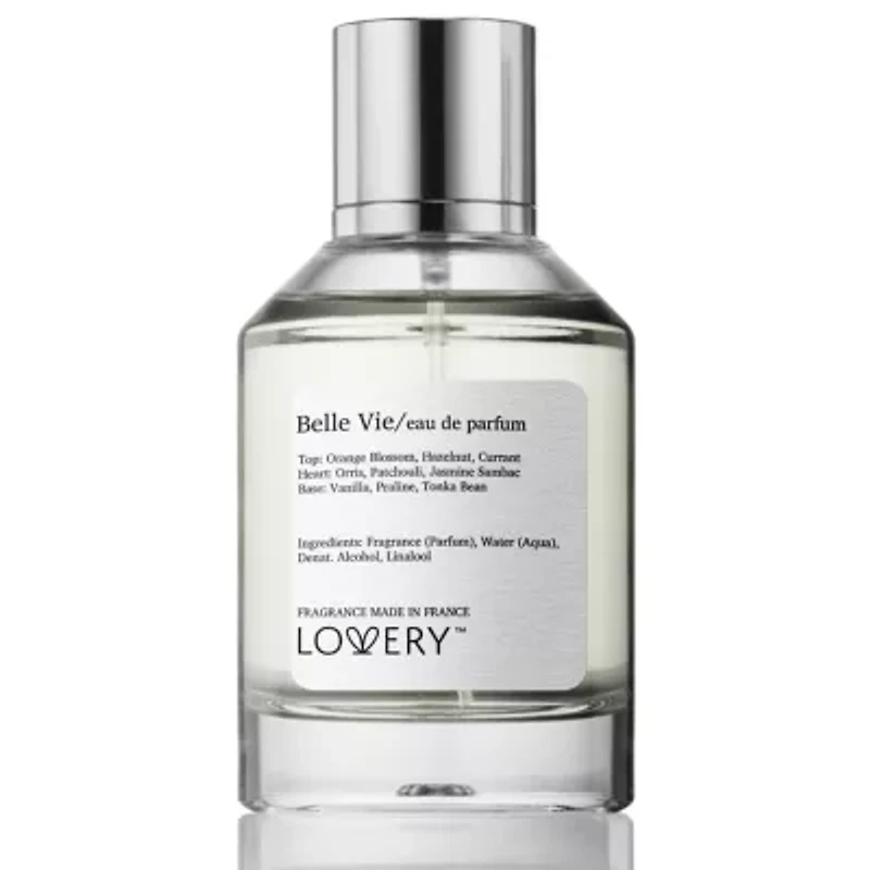 Lovery Belle Vie Perfume Inspired by Lancome La Vie Est Belle - 3.38fl oz Parfum Spray - Made in France
