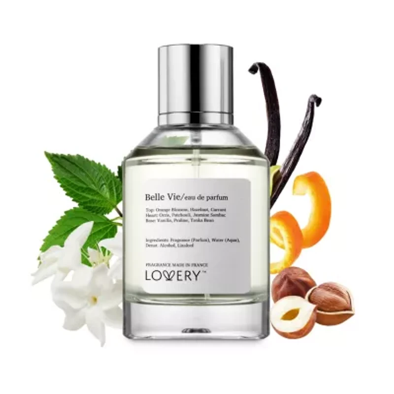 Lovery Belle Vie Perfume Inspired by Lancome La Vie Est Belle - 3.38fl oz Parfum Spray - Made in France