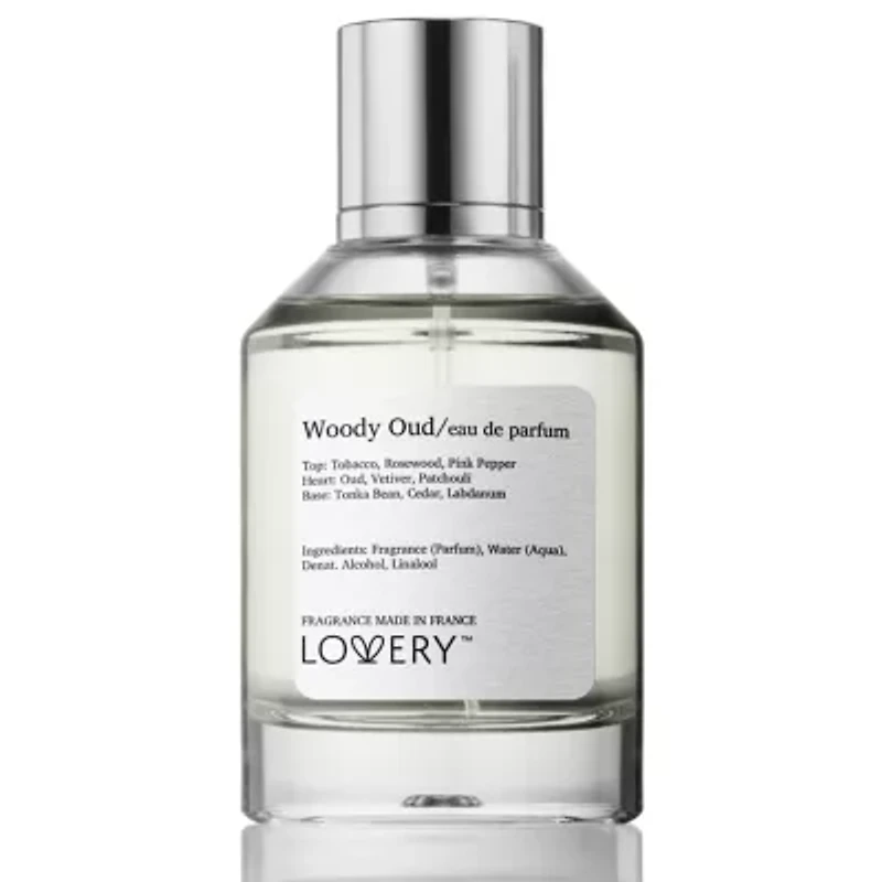 Lovery Woody Oud Perfume Inspired by Tom Ford - 3.38fl oz Long Lasting Eau de Parfum - Made in France