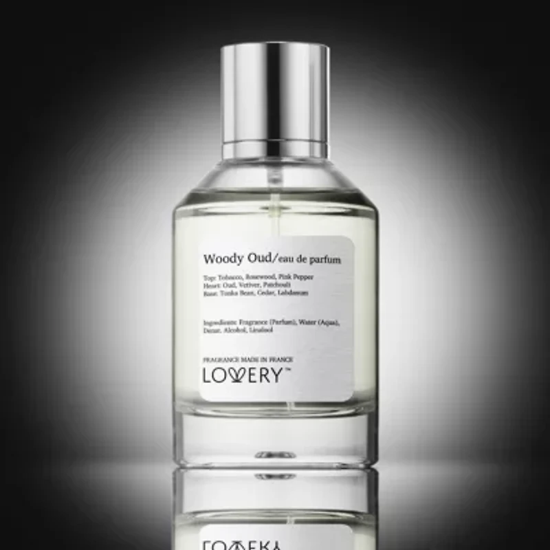 Lovery Woody Oud Perfume Inspired by Tom Ford - 3.38fl oz Long Lasting Eau de Parfum - Made in France
