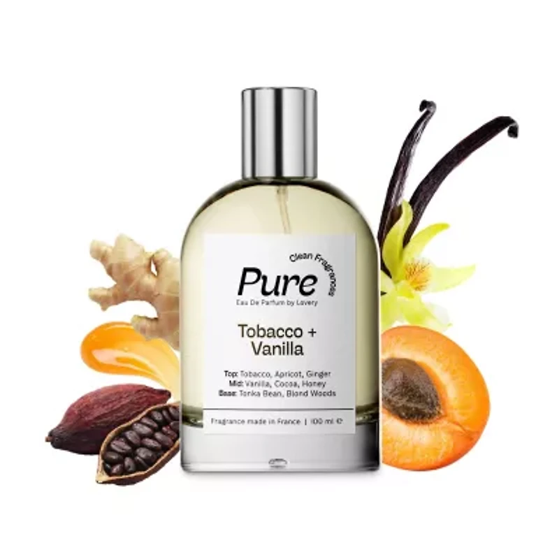 Lovery Pure Tobacco & Vanilla Perfume Inspired by Tom Ford Tobacco Vanille - 3.38fl oz Long Lasting EDP - Made in France