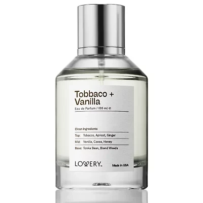 Lovery Tobacco Vanilla Perfume Inspired by Tom Ford Tobacco Vanille - 3.38fl oz Long Lasting Eau de Parfum - Made in USA