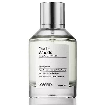 Lovery Oud Woods Perfume Inspired by Tom Ford Oud Wood - 3.38fl oz Long Lasting Eau de Parfum - Made in USA