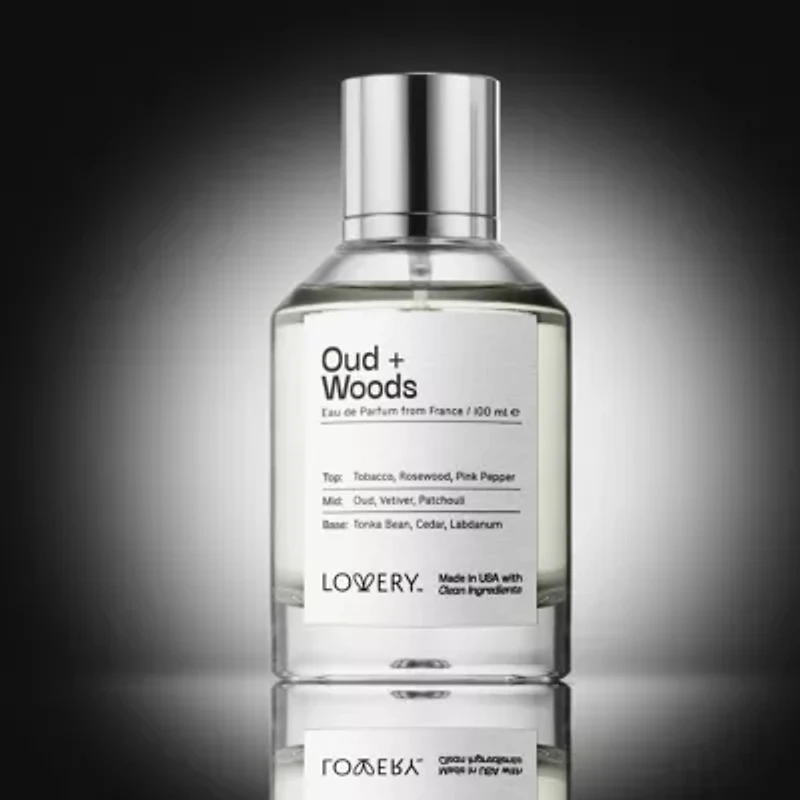 Lovery Oud Woods Perfume Inspired by Tom Ford Oud Wood - 3.38fl oz Long Lasting Eau de Parfum - Made in USA