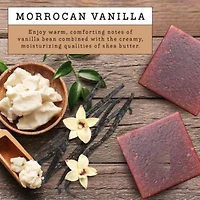 Lovery Handmade Goat Milk Soap Bars with Organic Shea Butter - 3Pack Moroccan Vanilla Scent Made in USA