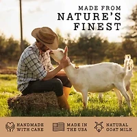 Lovery Handmade Goat Milk Soap Bars with Organic Shea Butter - 3Pack Moroccan Vanilla Scent Made in USA