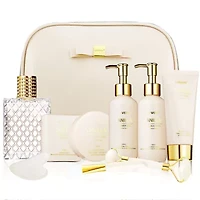 Lovery Vanilla Scented Beauty Body Care - 10Pc Cosmetic Bag Set