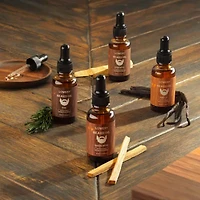 Lovery 3-Pack Beard Oil For Men with Argan Oil and Jojoba Oil Gift Set - Sandalwood, Vanilla, and Cedarwood Scent