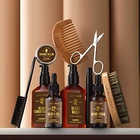 Lovery LoveryMEN Beard Care Kit - 12pc Mens Grooming Gift Set