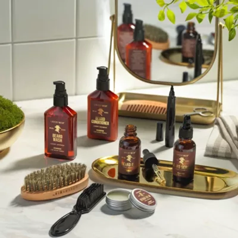 Lovery LoveryMEN Beard Care Kit - 12pc Mens Grooming Gift Set