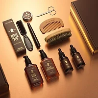 Lovery LoveryMEN Beard Care Kit - 12pc Mens Grooming Gift Set