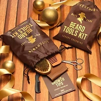 Lovery LoveryMEN Beard Tools Kit - 7pc Mens Grooming Gift Set