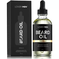 Lovery LoveryMen Vanilla Beard Oil for Men - 4oz All Natural Mens Beard Oil