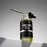 Lovery LoveryMen Unscented Beard Oil - 4oz Nourishing & Moisturizing Natural Oil