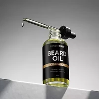 Lovery LoveryMen Cedarwood Beard Oil - 4oz Nourishing & Moisturizing Natural Oil
