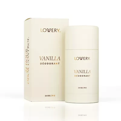 Lovery Vanilla Deodorant Stick - 2.6oz 24 Hour Odor Control