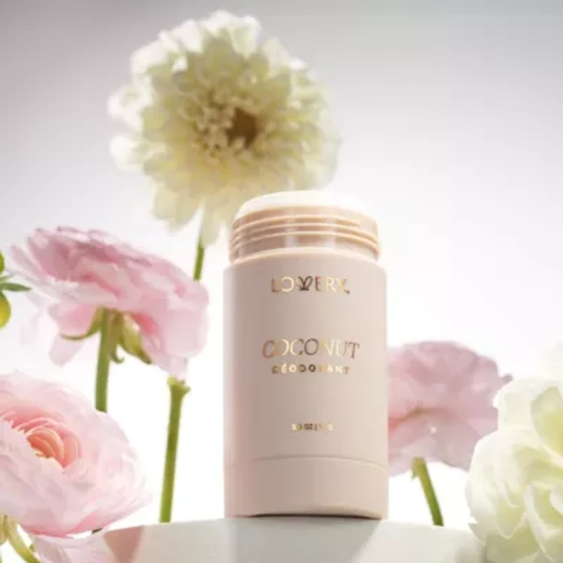 Lovery Coconut Aluminum Free Deodorant Stick -2.6oz 24 Hour Odor Control
