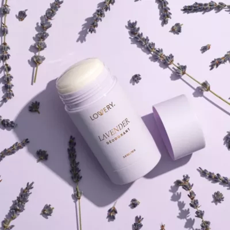 Lovery Lavender Aluminum Free Deodorant Stick - 2.6oz 24 Hour Odor Control
