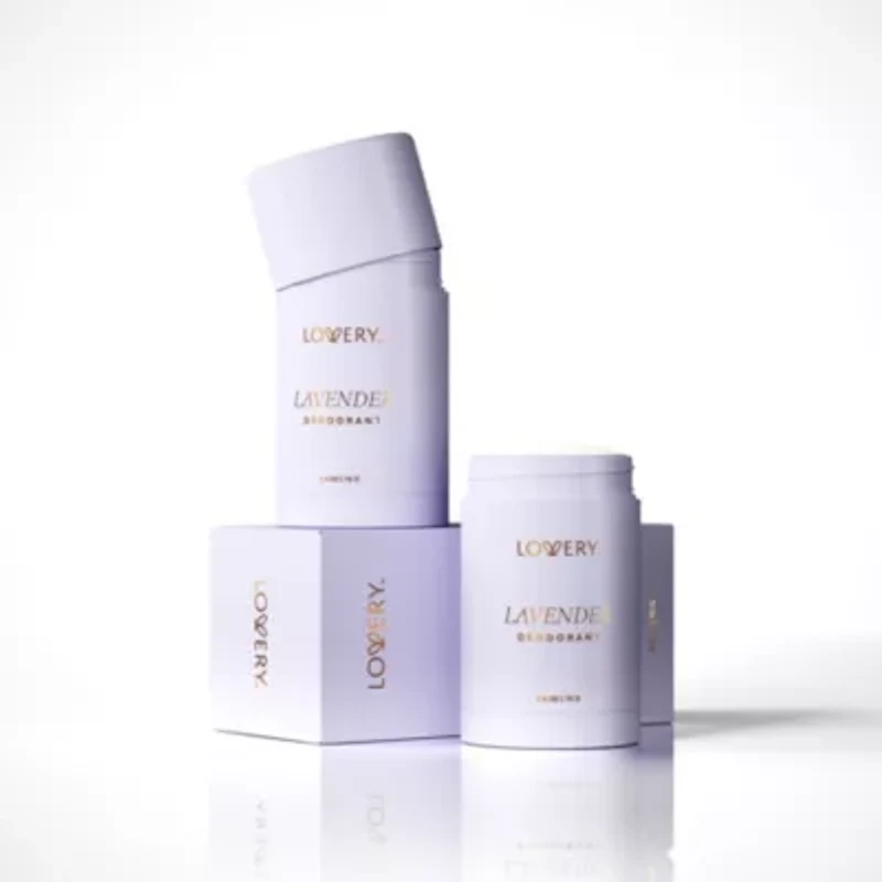 Lovery Lavender Aluminum Free Deodorant Stick - 2.6oz 24 Hour Odor Control