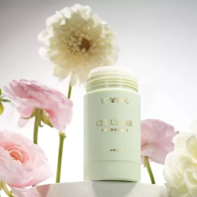 Lovery Cucumber Deodorant Aluminum Free Stick - 2.6oz 24 Hour Odor Control