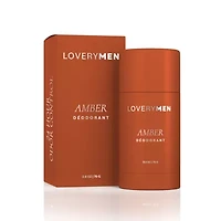 Lovery Amber Aluminum Free Deodorant Stick - 2.6oz 24 Hour Odor Control