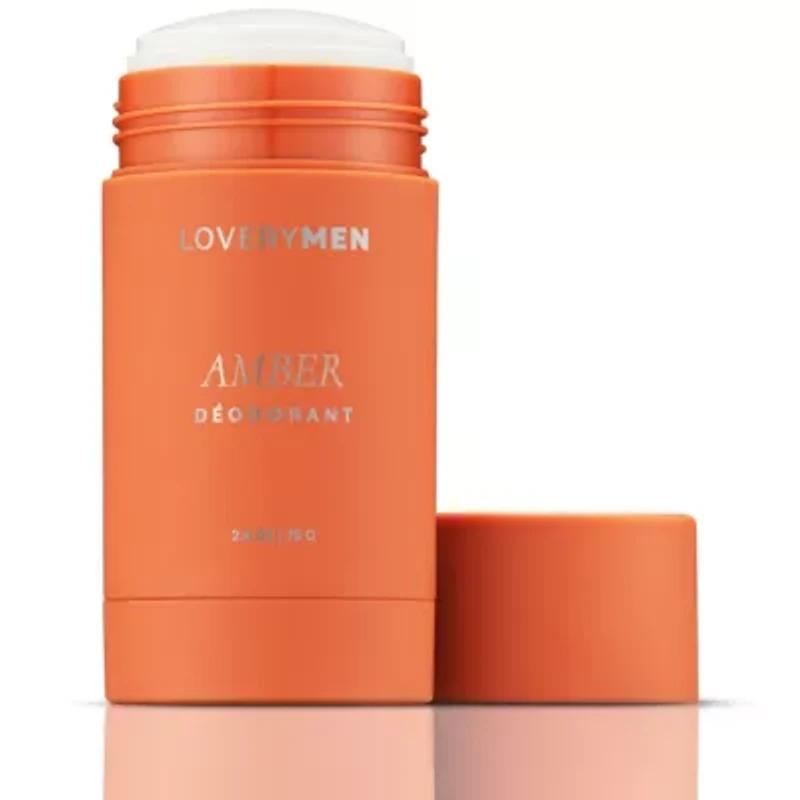 Lovery Amber Aluminum Free Deodorant Stick - 2.6oz 24 Hour Odor Control
