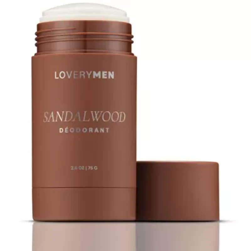Lovery Men's Sandalwood Deodorant Stick - 2.6oz Anti-Perspirant