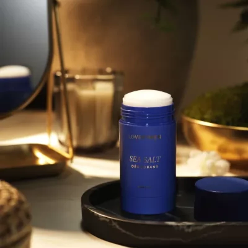 Lovery Sea Salt Aluminum Free Deodorant Stick - 2.6oz 24 Hour Odor Control