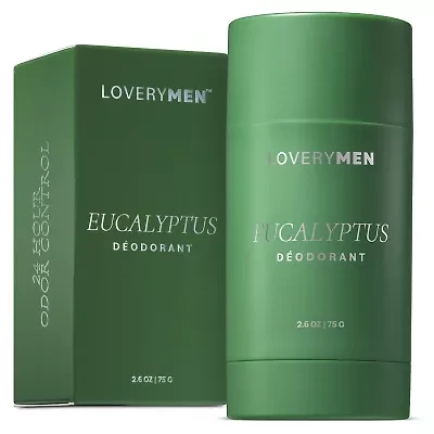 Lovery Eucalyptus Aluminum Free Deodorant Stick - 2.6oz 24 hour Control