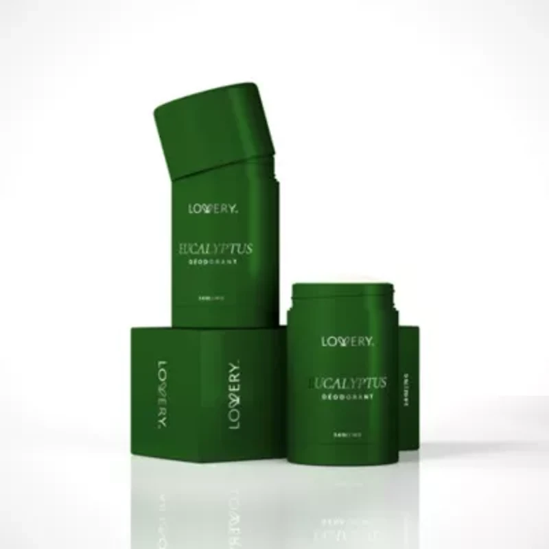Lovery Eucalyptus Aluminum Free Deodorant Stick - 2.6oz 24 hour Control