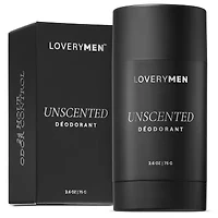 Lovery Mens Unscented Anti-Perspirant Deodorant Stick - 2.6oz Aluminum Free