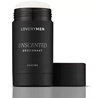 Lovery Mens Unscented Anti-Perspirant Deodorant Stick - 2.6oz Aluminum Free