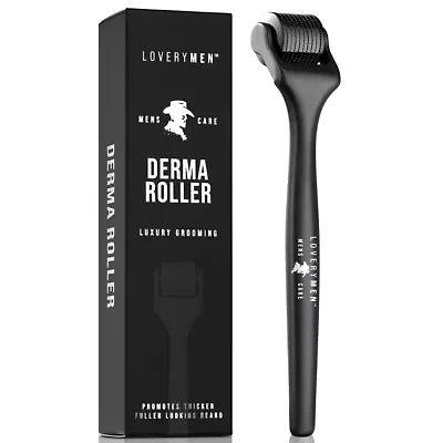 LOVERYMEN Derma Roller for Beard Growth, Luxury Grooming Tool