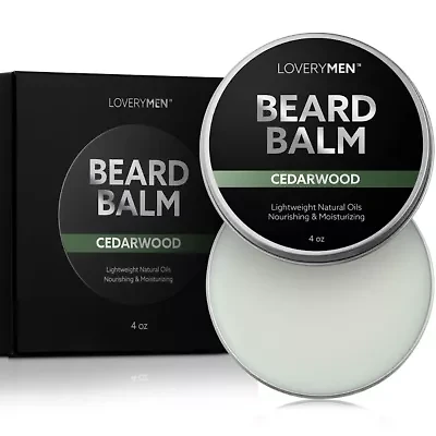 Lovery Cedarwood Beard Balm - 4oz Beard Butter & Softener