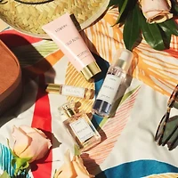 Lovery Wild Rose Bath and Body Care Fragrance Set, Luxury Gift Set with Soy Candle and more