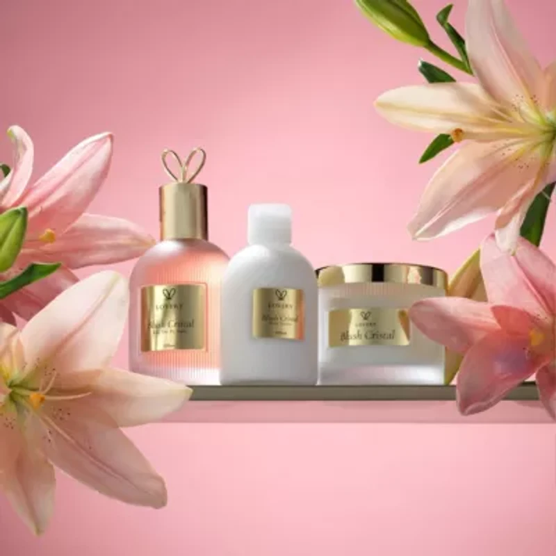 Lovery 4-Pc. Limited Edition Blush Cristal Beauty Body Care Gift Set