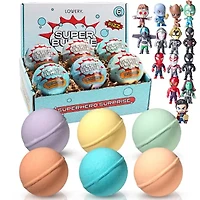Lovery 12-Pc. Superhero Bath Bombs Gift Set with Surprise Toy