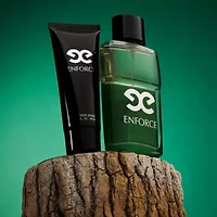 Enforce Mens Bath and Body Pampering Set - 2pc Home Spa Beauty Gift