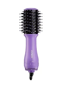 Portable 2-in-1 Hair Dryer With Volumizing Brush