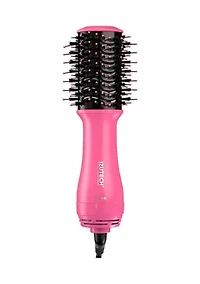 Portable 2-in-1 Hair Dryer With Volumizing Brush