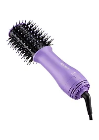 Portable 2-in-1 Hair Dryer With Volumizing Brush