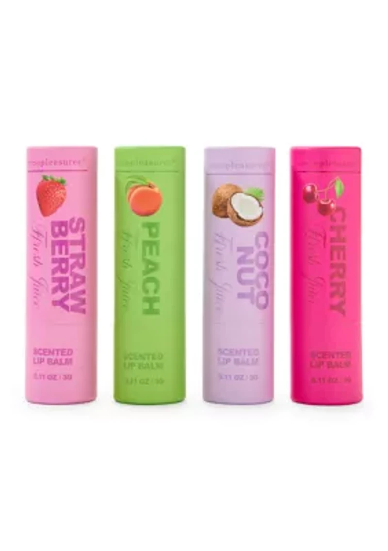 4-Piece Chunky Lip Balm Set