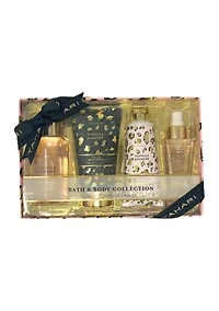 4-Piece Bath and Body Set - Leopard