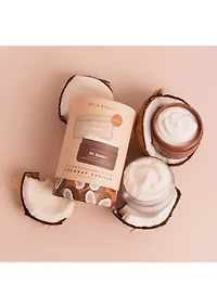 Coconut Vanilla Body Scrub + Body Butter Set