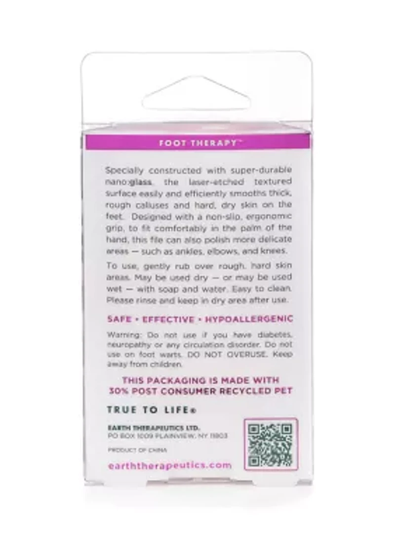 Nano Glass Foot File - Pink 