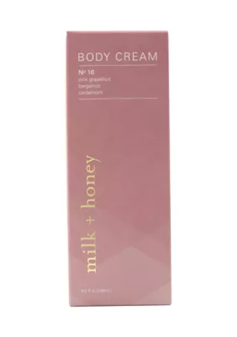 Body Cream No.16 Pink Grapefruit, Bergamot, Cardamom
