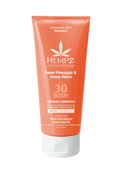 Sweet Pineapple & Honey Melon Herbal Body Sunscreen SPF