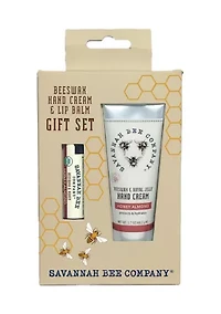 Beeswax Hand Cream & Lipbalm Gift Set - Honey Almond