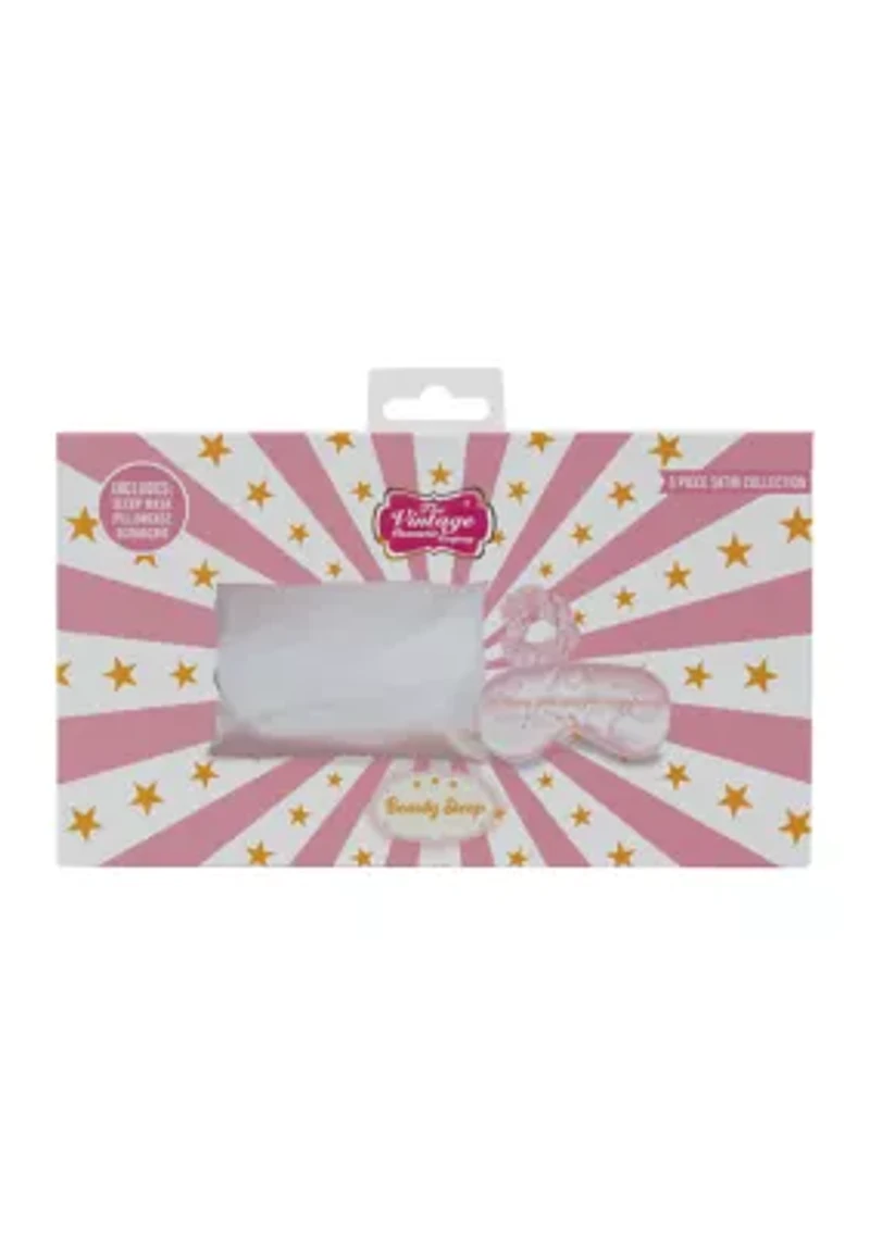 3-Piece Beauty Sleep Set - Pink